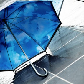 Double canopy umbrella__